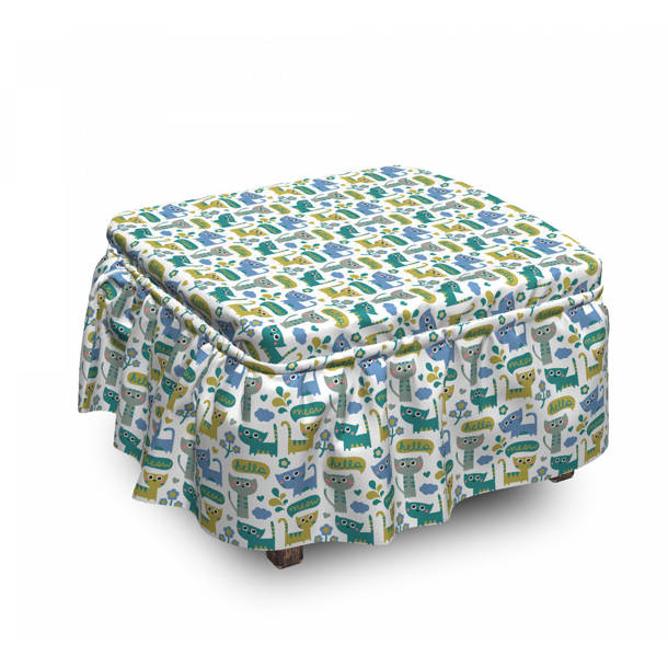 Bless international Ottoman Slipcover Wayfair